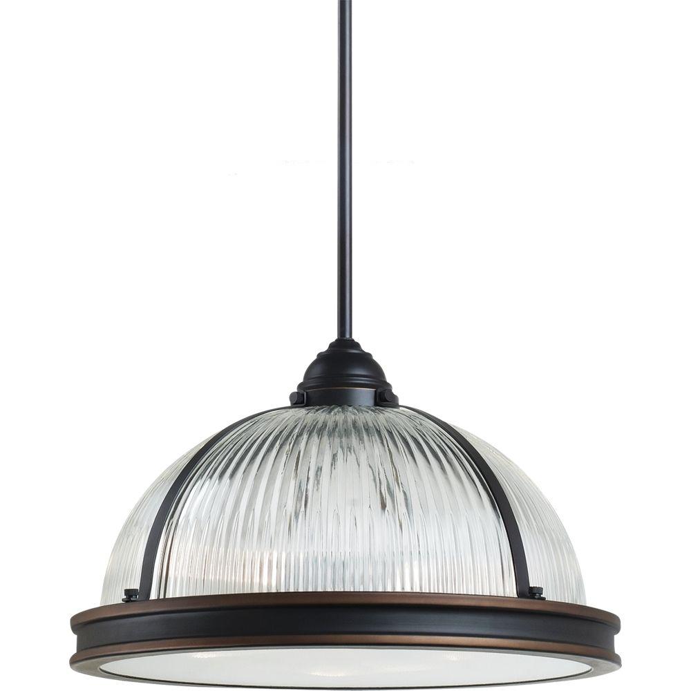 Sea Gull Lighting Pratt Street Prismatic 3 Light Autumn Bronze Sea Gull Lighting Pratt Street Prismatic 3 Light Autumn Bronze Pendant