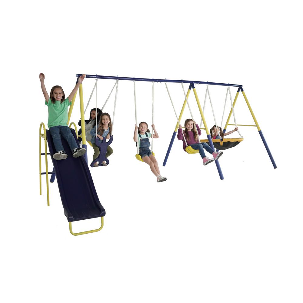 Sportspower Super Star Swing And Slide Set