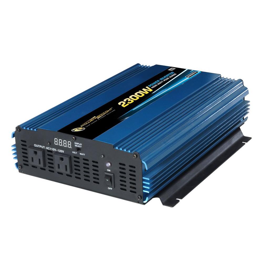 Power Bright 12 Volt DC  to AC  2300 Watt Power Inverter  