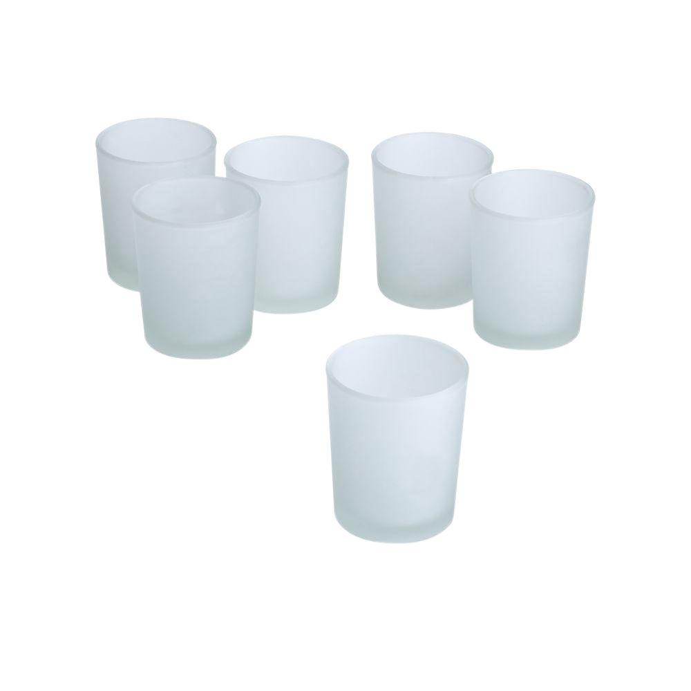 Light In The Dark White Frosted Glass Round Votive Candle Holders Light In The Dark White Frosted Glass Round Votive Candle Holders Set Of 36
