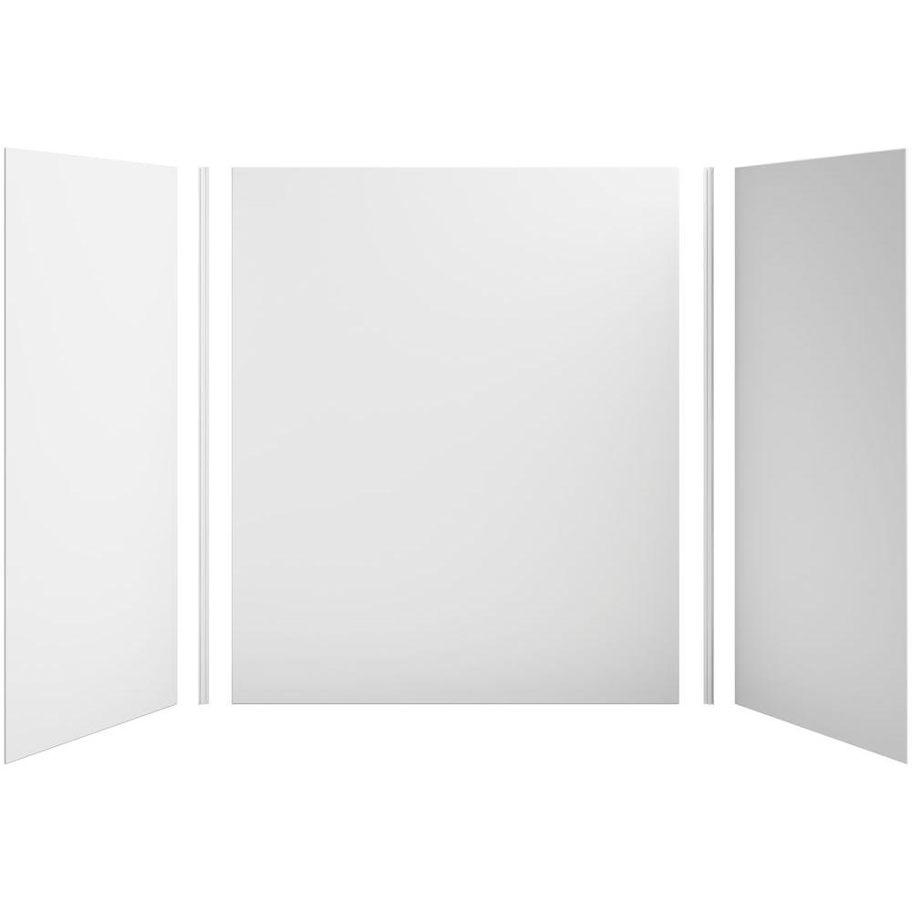 Kohler Choreograph 60in X 36 In X 72 In 5 Piece Bath Shower Wall Surround In White For 72 In Bath Showers