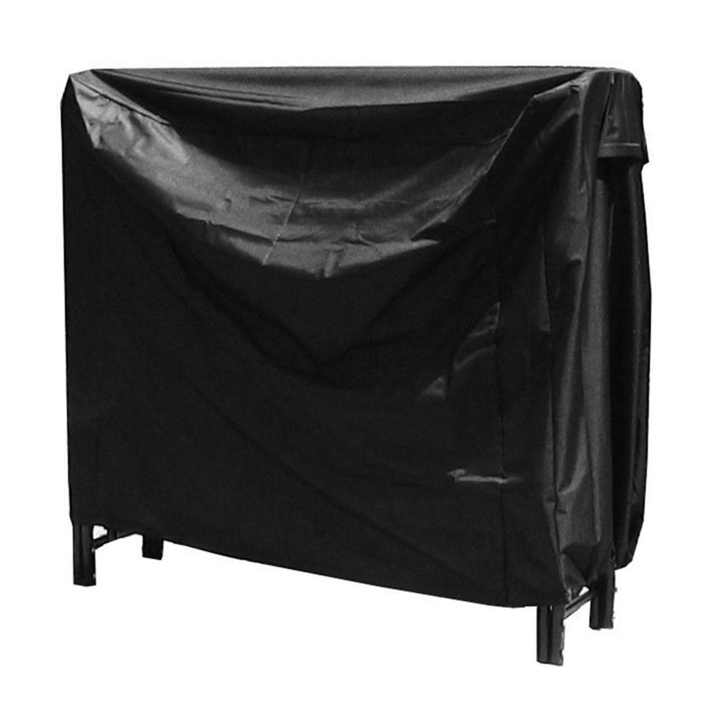 Sunnydaze Decor 4 ft. Firewood Log Rack Cover in BlackFILRC4 The