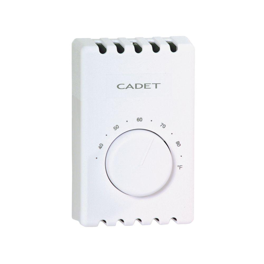 Cadet SinglePole 22 Amp 120/240Volt WallMount Mechanical Non