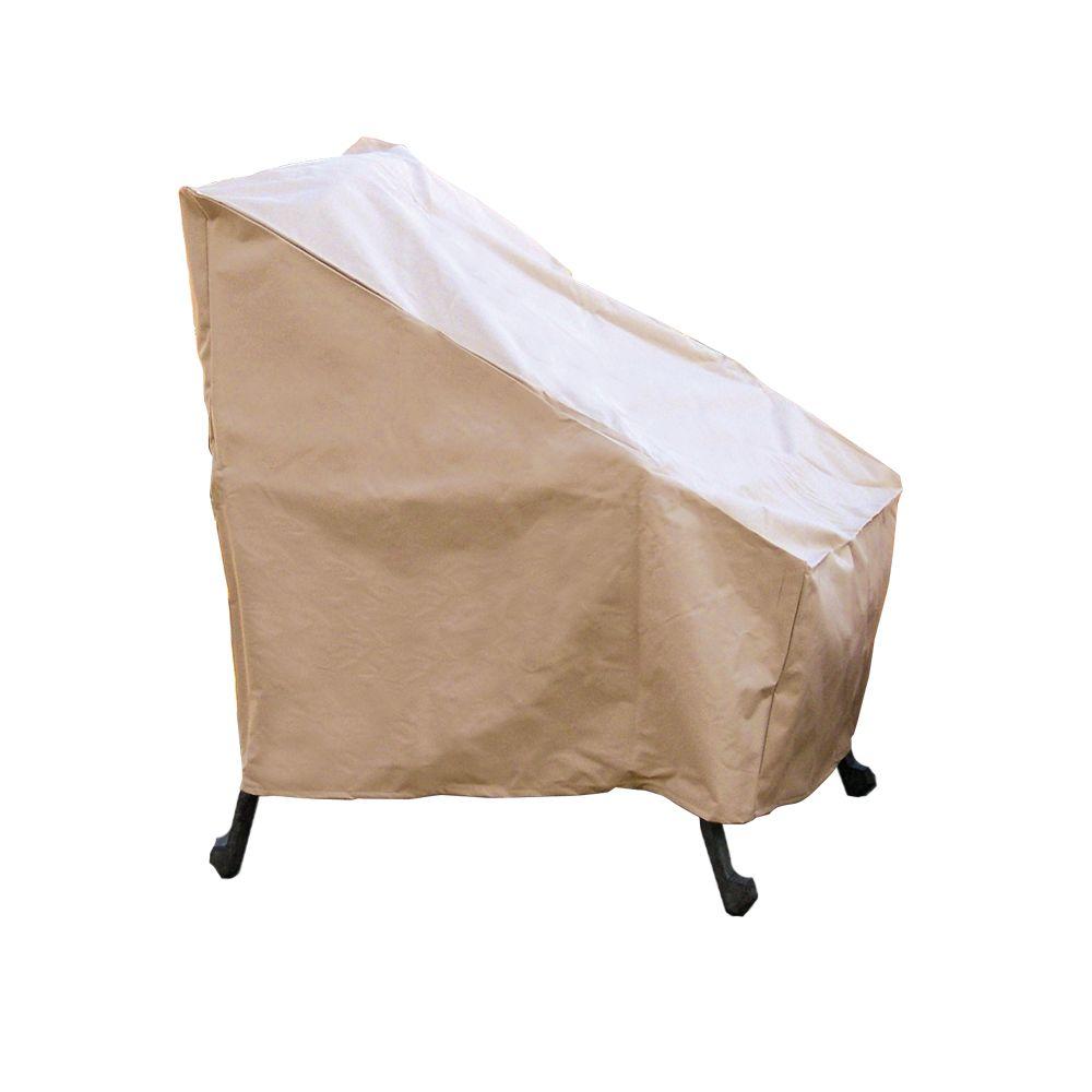 Hearth & Garden Polyester High-Back Patio Chair Cover with PVC Coating