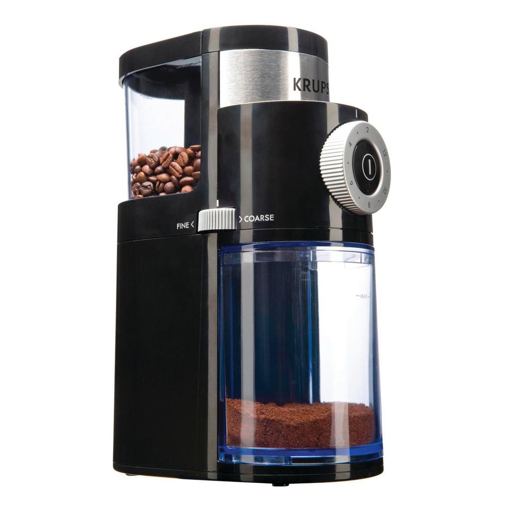  Krups  Flat Burr Coffee  Grinder  GX500050 The Home Depot