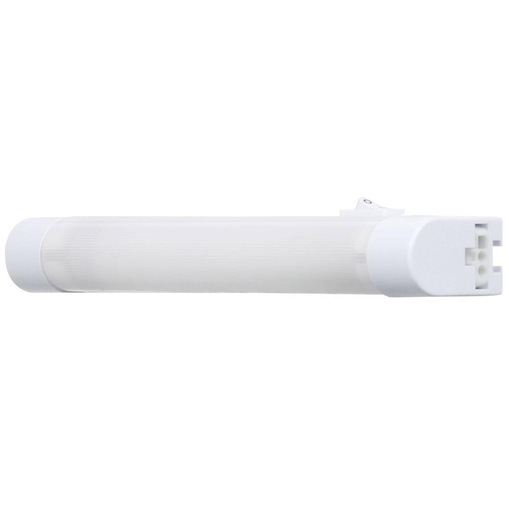 Ge Slim Line 14 In Fluorescent Under Cabinet Light Fixture With 5 Ft Cord 10168 The Home Depot 7626