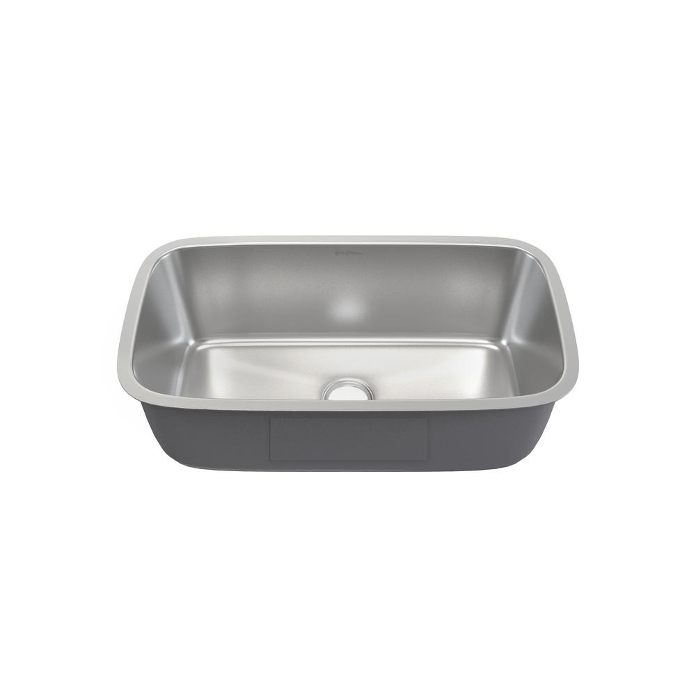 Swiss Madison Toulouse Stainless Steel 31 In Single Bowl Undermount Kitchen Sink Sm Ku633 The Home Depot - Mainline Kitchen Sink Stainless Steel Swiss Madison Toulouse Stainless Steel 31 In Single Bowl Undermount Kitchen Sink Sm Ku633 The Home Depot - Mainline Kitchen Sink Stainless Steel