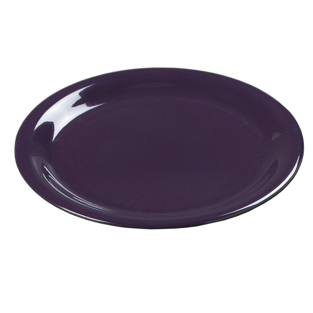 Carlisle 9 in. Diameter Melamine Narrow Rim Dinner Plate in Napoli ... Carlisle 9 in. Diameter Melamine Narrow Rim Dinner Plate in Napoli ...