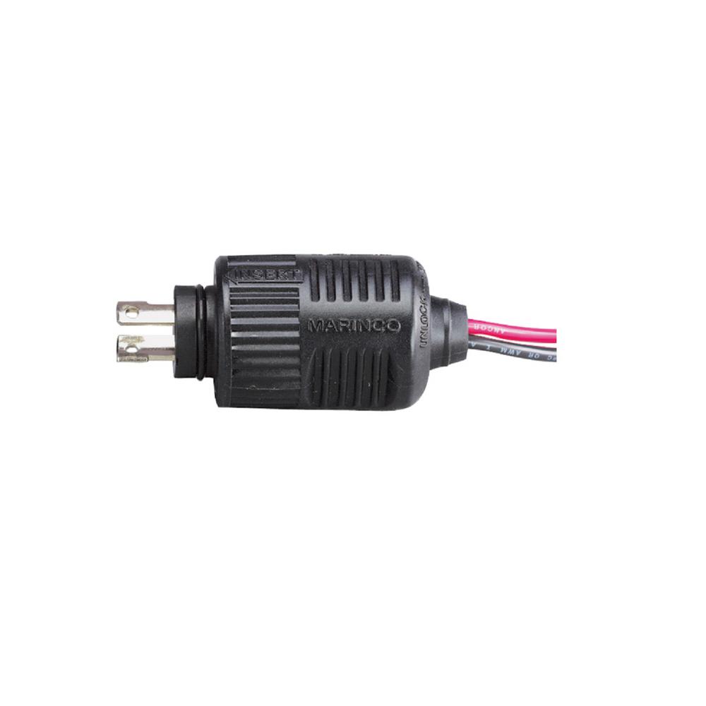 Trolling Motor Plug Male 10 Gauge 2 Wire 12 Volt 6347