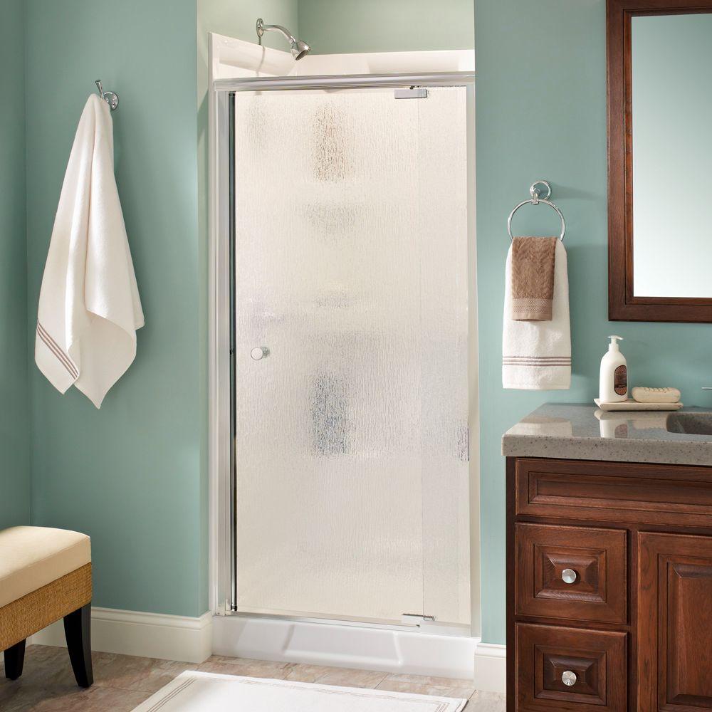 Delta Lyndall 36 in. x 66 in. SemiFrameless Pivot Shower Door in
