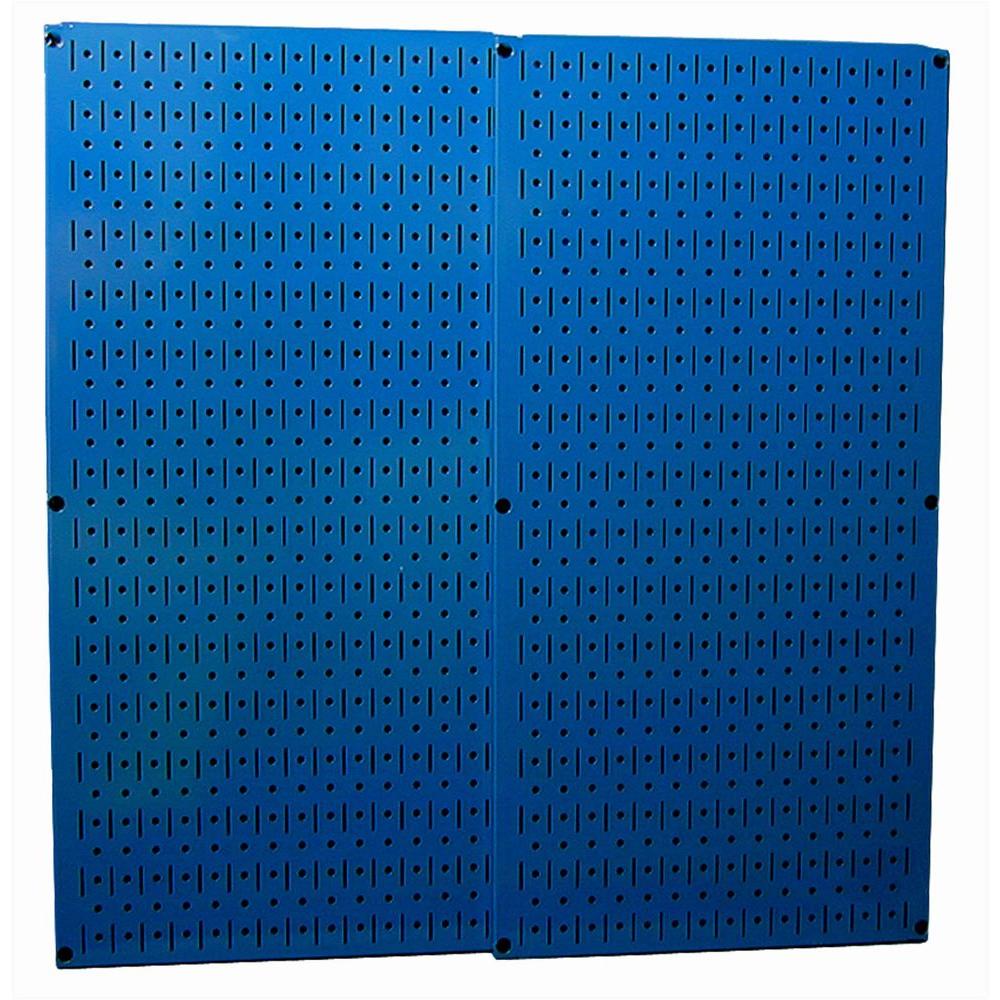 Wall Control 32 In X 32 In Overall Size Blue Metal
