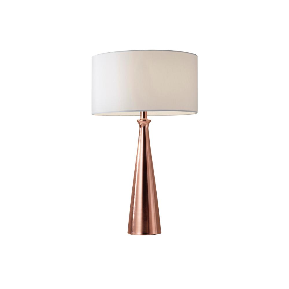 Adesso Linda 21.5 in. Copper Table Lamp 