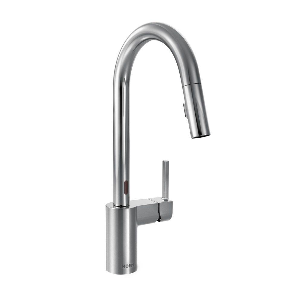 Moen Align Touchless Single Handle Pull Down Sprayer Kitchen Faucet With Motionsense Wave And 1922