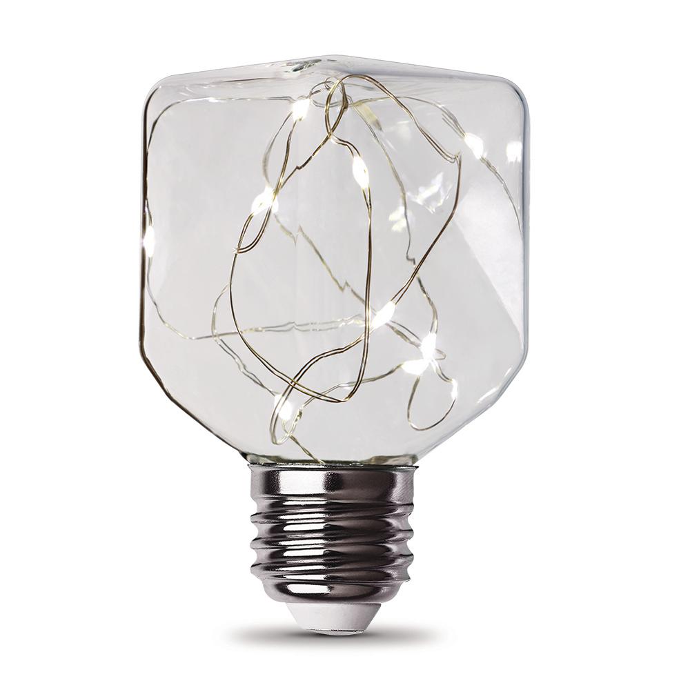Feit Electric 11 Watt Equivalent Soft White Square Shape Fairy Feit Electric 11 Watt Equivalent Soft