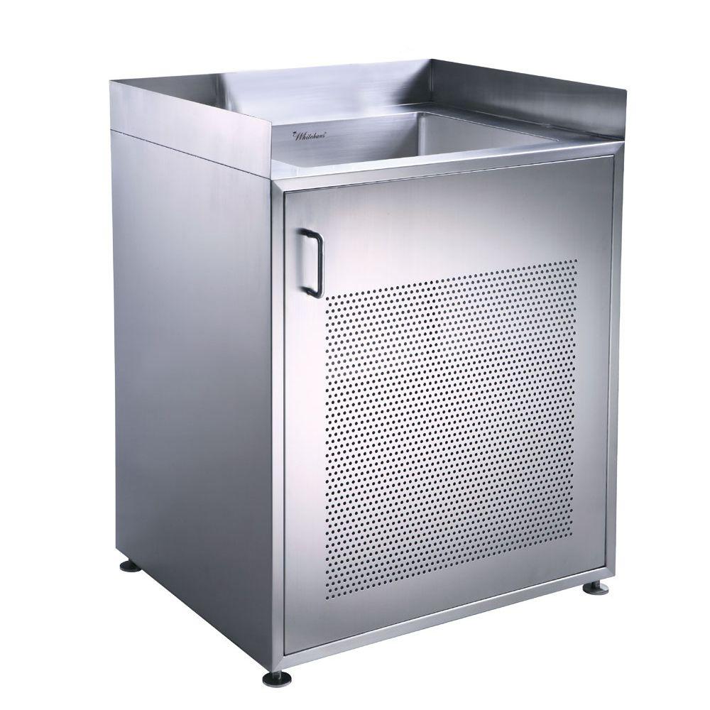 Noah S Collection 30 In Stainless Steel Utility Sink And Cabinet