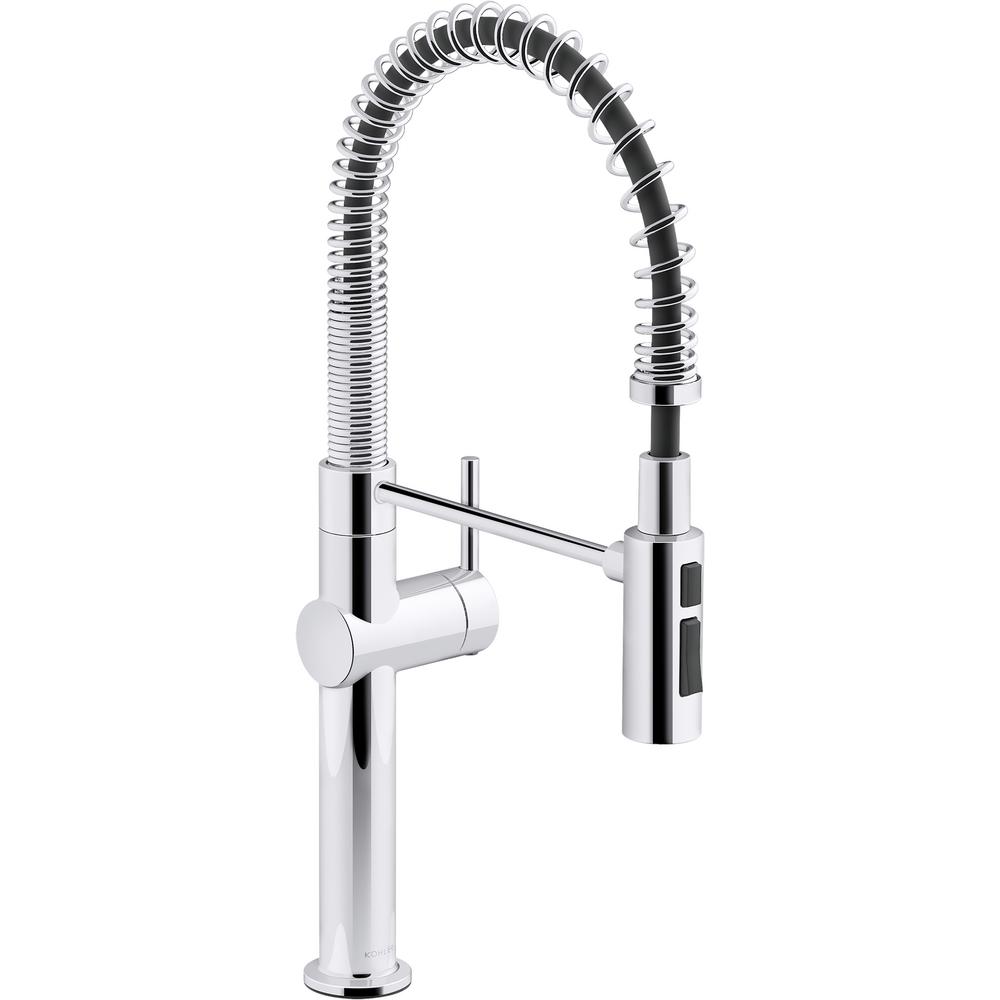 Crue&trade; Single-Handle Semi-Professional Kitchen Sink Faucet in Polished Chrome