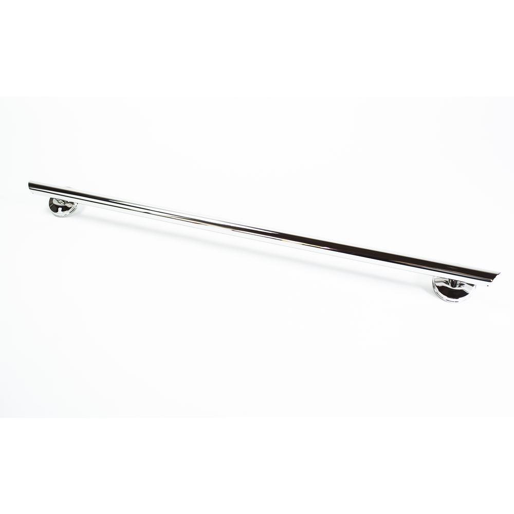 Grabcessories 42 in. x 1.25 in. Straight Decorative Grab Bar with Long