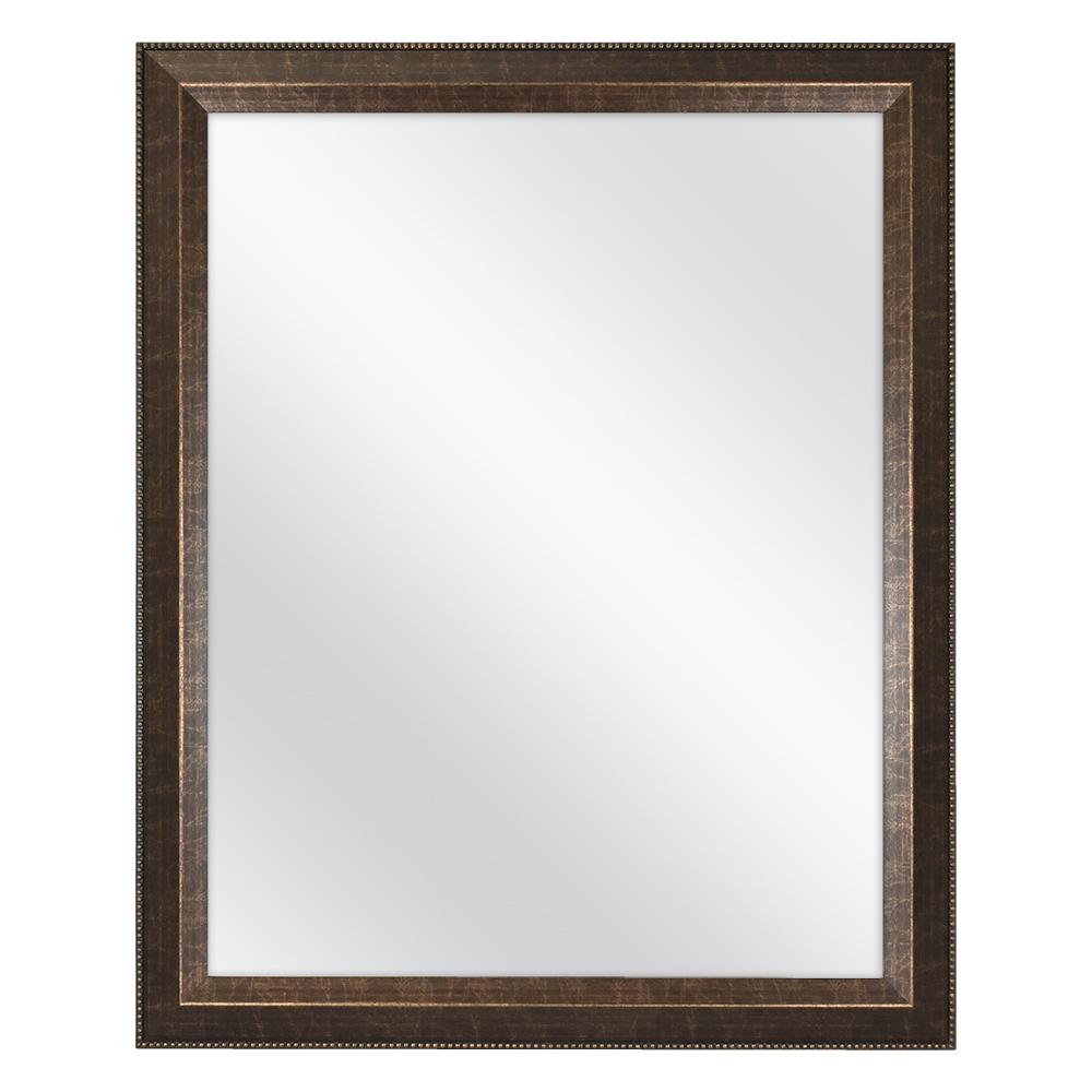 Home Decorators Collection 22 in. W x 32 in. H Framed Oval Anti-Fog ...