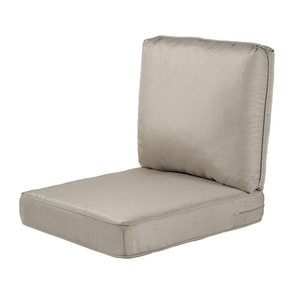 Hampton Bay 23 25 X 27 Outdoor Lounge Chair Cushion In Standard