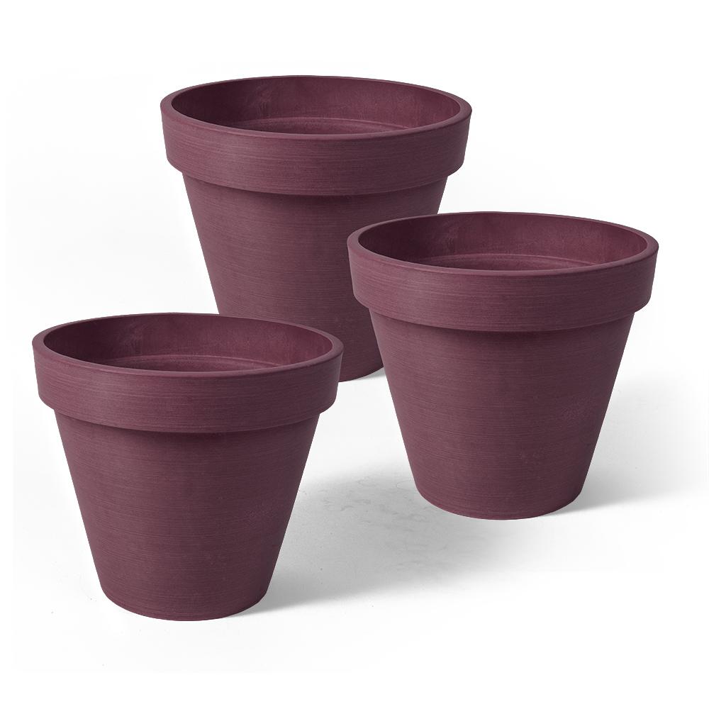 Purple Plant Pots Planters The Home Depot
