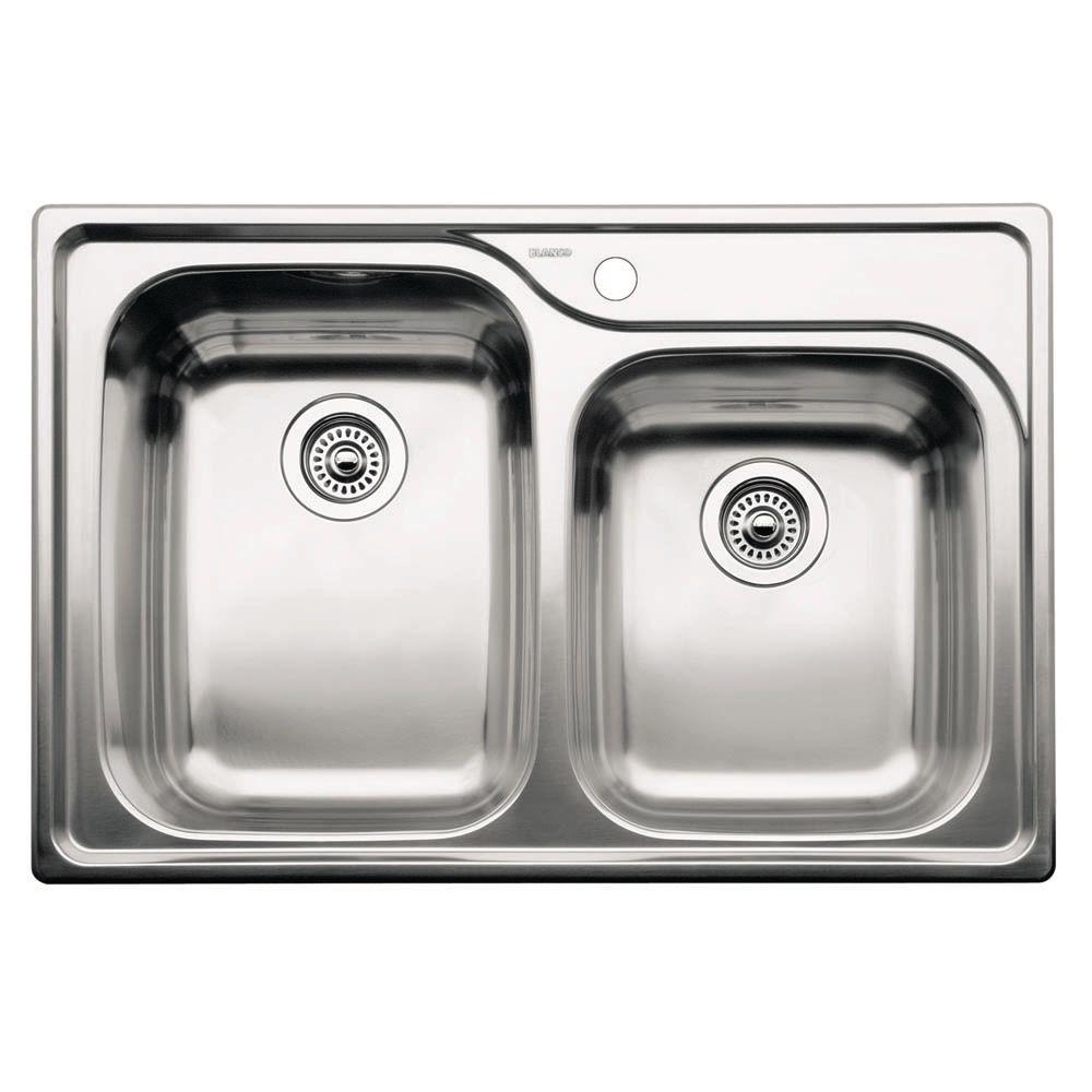 Blanco Supreme DropIn Stainless Steel 33 in. 1Hole 13/4 Bowl Kitchen