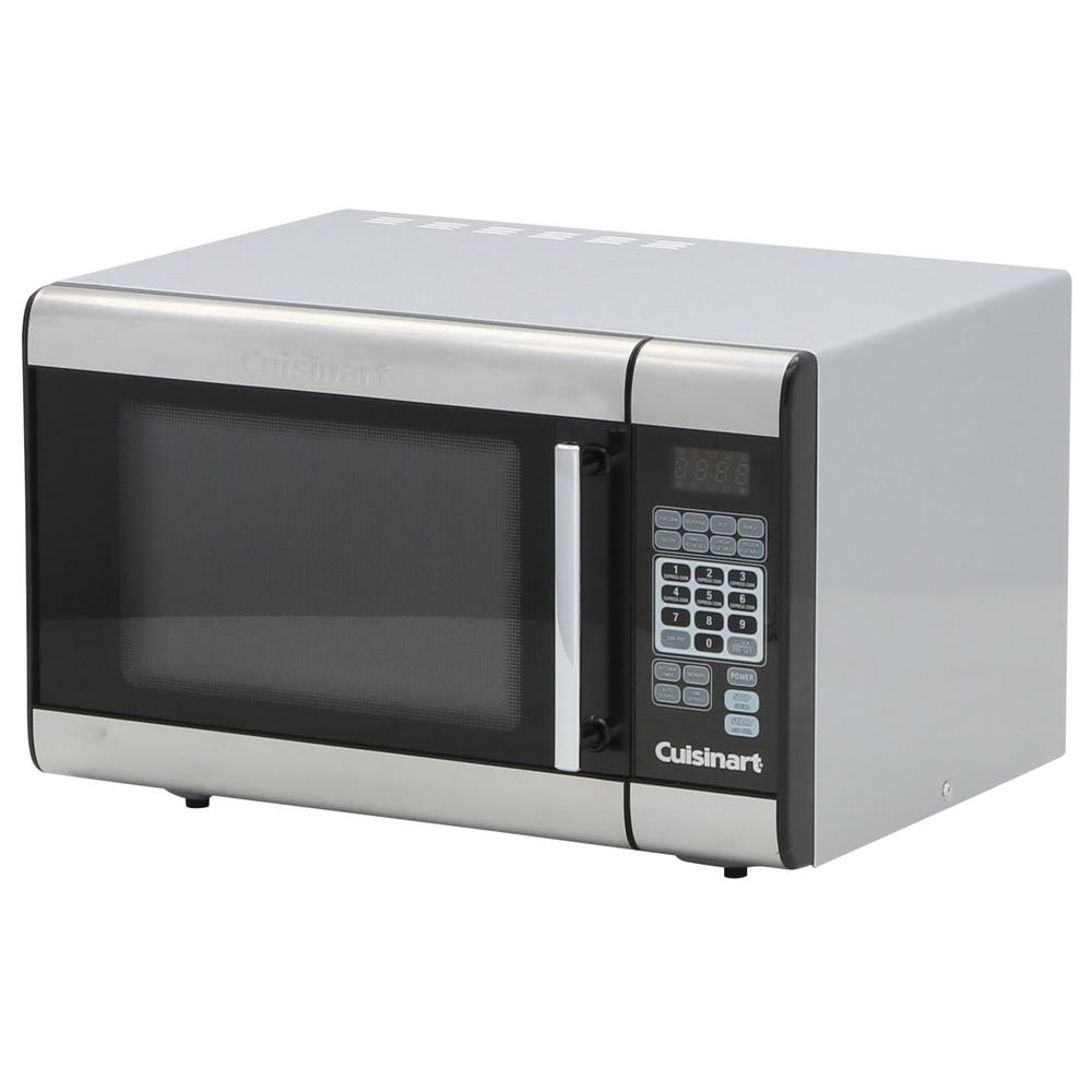 Cuisinart 1 0 Cu Ft Countertop Microwave In Stainless Steel Cmw Cuisinart 1 0 Cu Ft Countertop Microwave In Stainless Steel Cmw 100 The Home Depot
