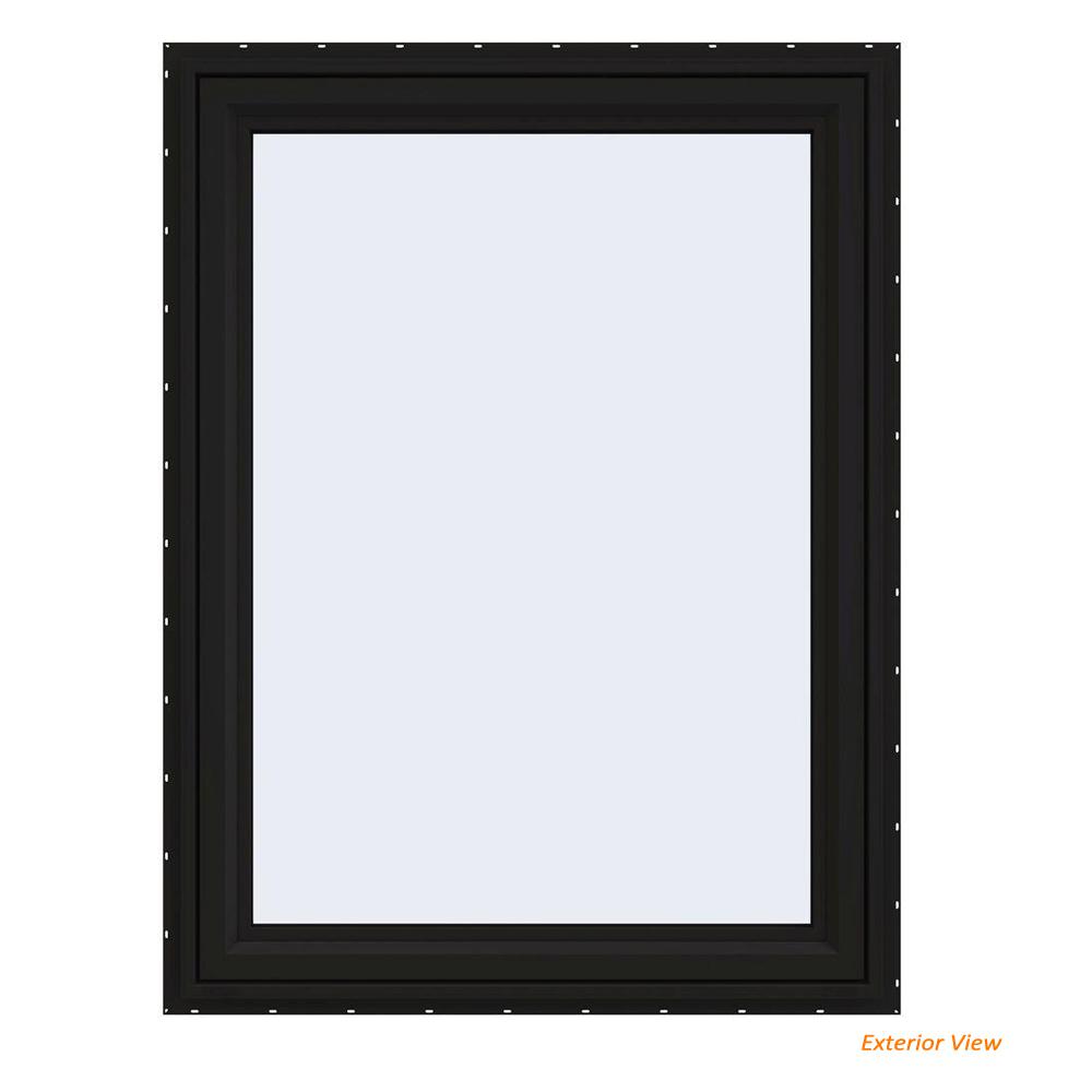 American Craftsman 35 3 8 In X 47 1 4 In 50 Series Single Hung White Vinyl Window With Nailing Flange And Colonial Grilles 50 Sh Fin The Home Depot