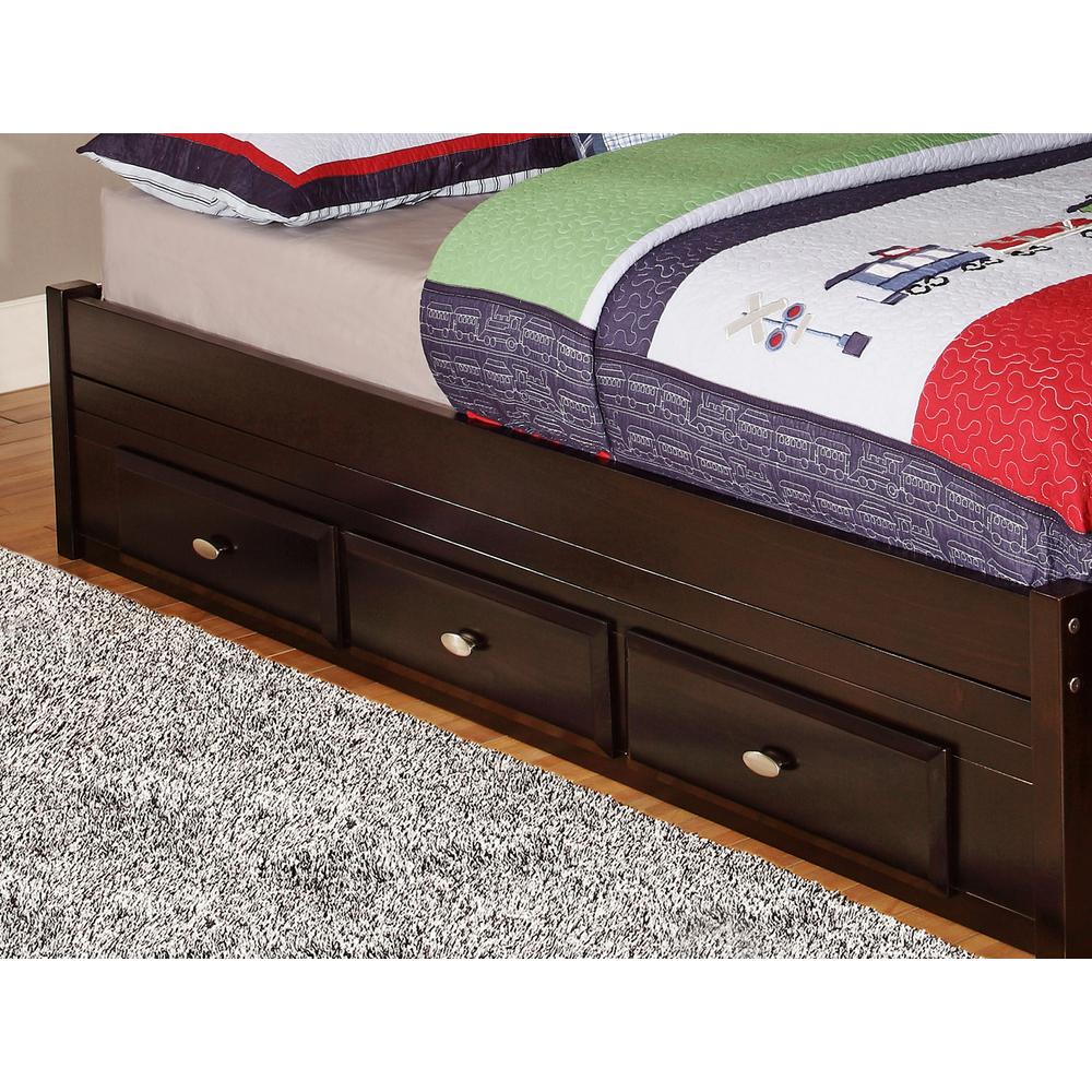 American Furniture Classics Espresso Twin Over Full Staircase