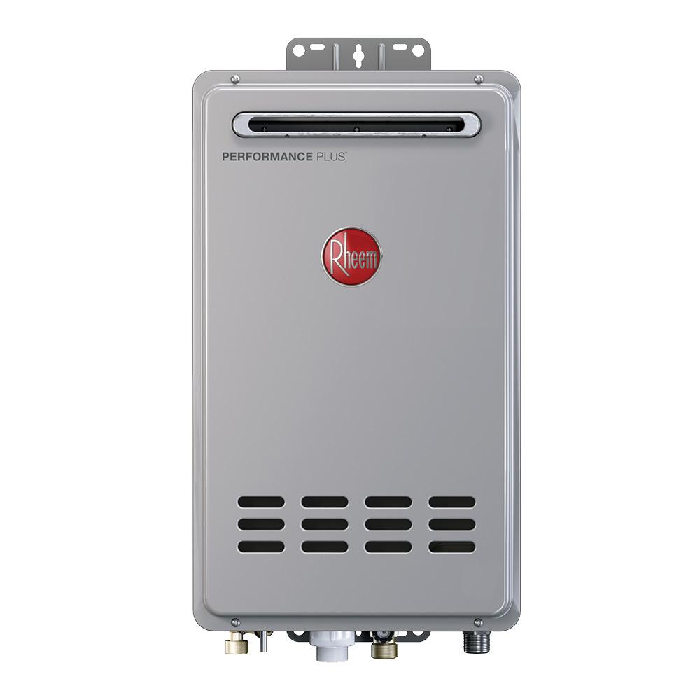 Rheem Performance Plus 8 4 GPM Natural Gas Mid Efficiency Outdoor 