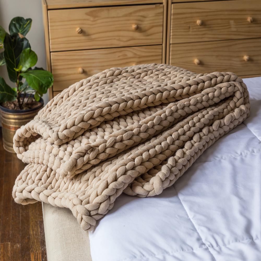 bed bath and beyond chunky knit blanket