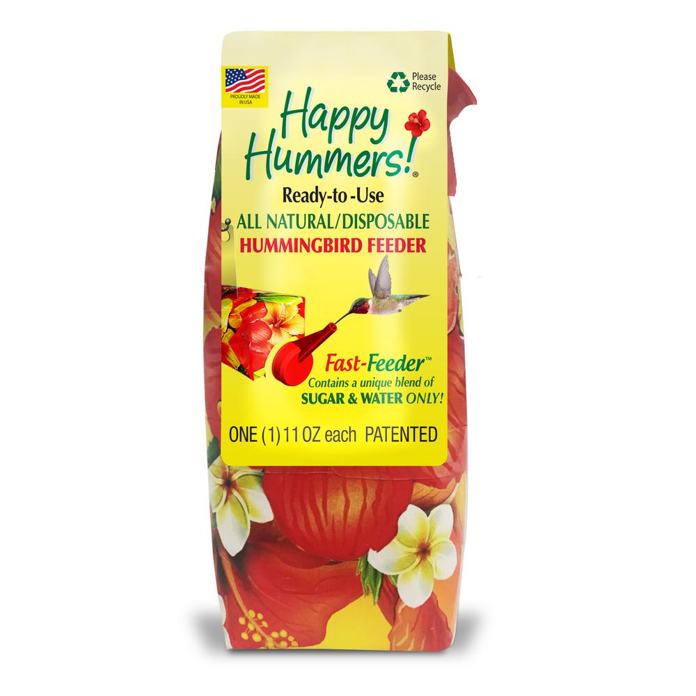Eznectar 11 Fl Oz Disposable Prefilled Hummingbird Fast Feeder