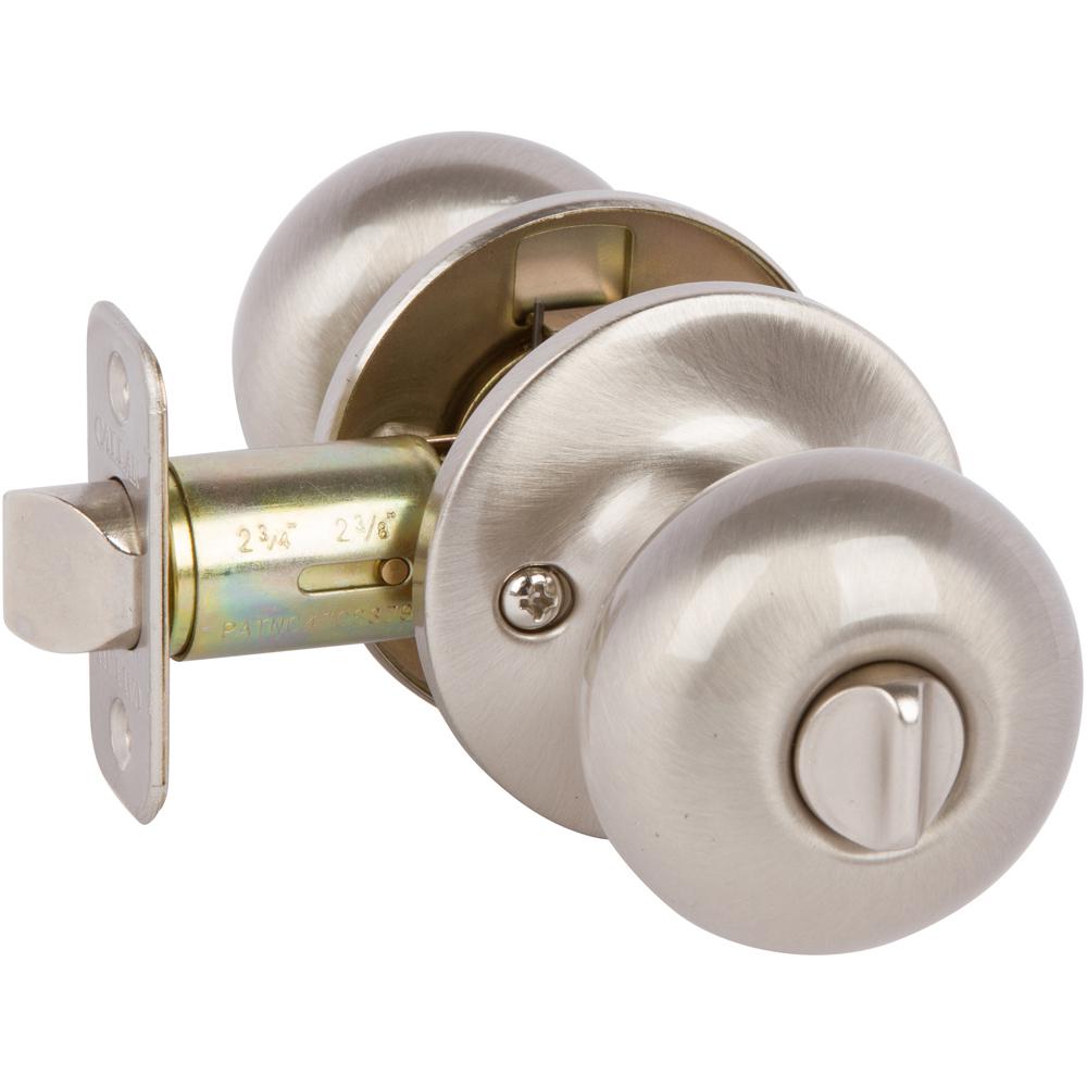 Bed Bath Marano Satin Nickel Privacy Door Knob Lever Home Doors