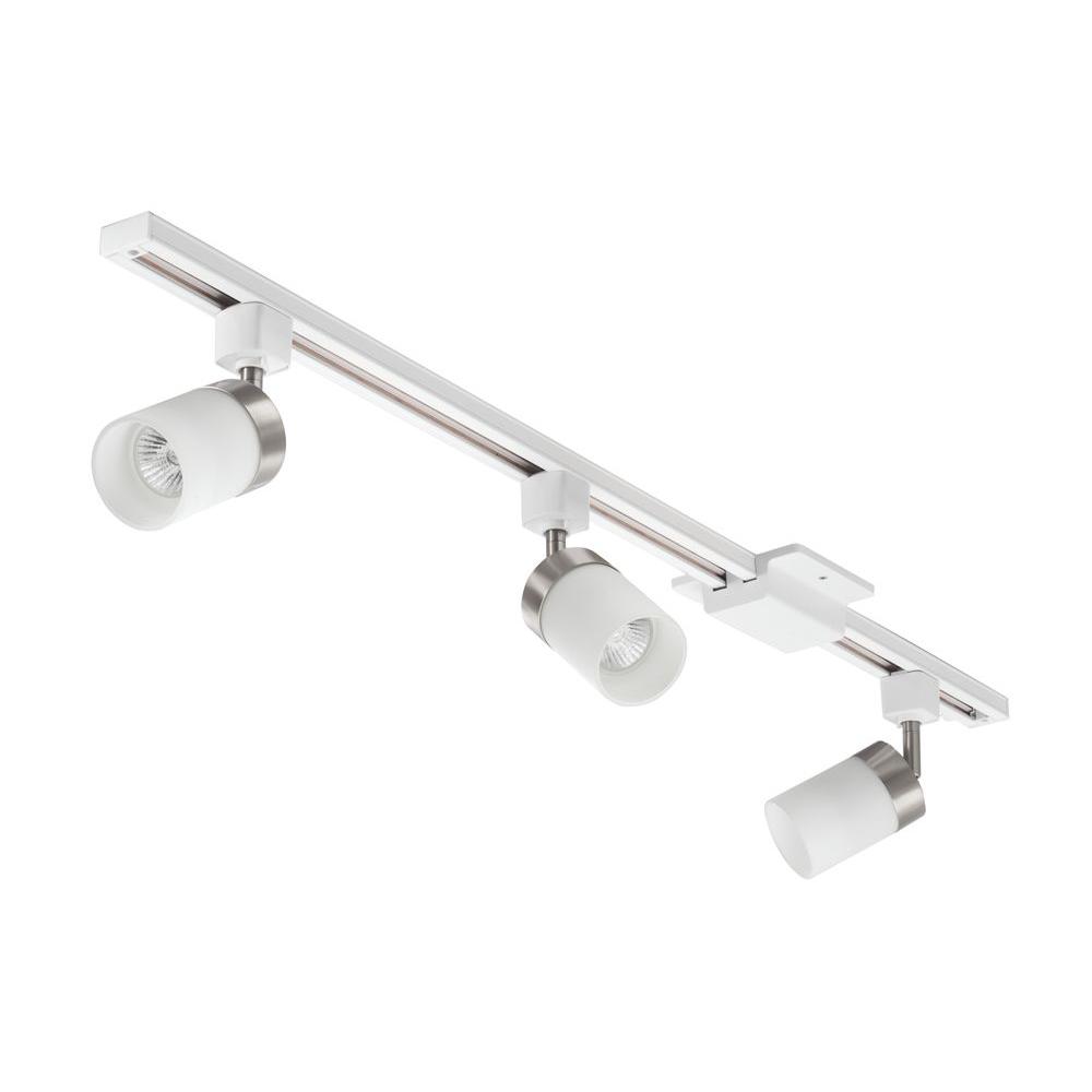 Lithonia Lighting 3 7 Ft Light Brushed Nickel Halogen Track Light Brushed Nickel Halogen Track
