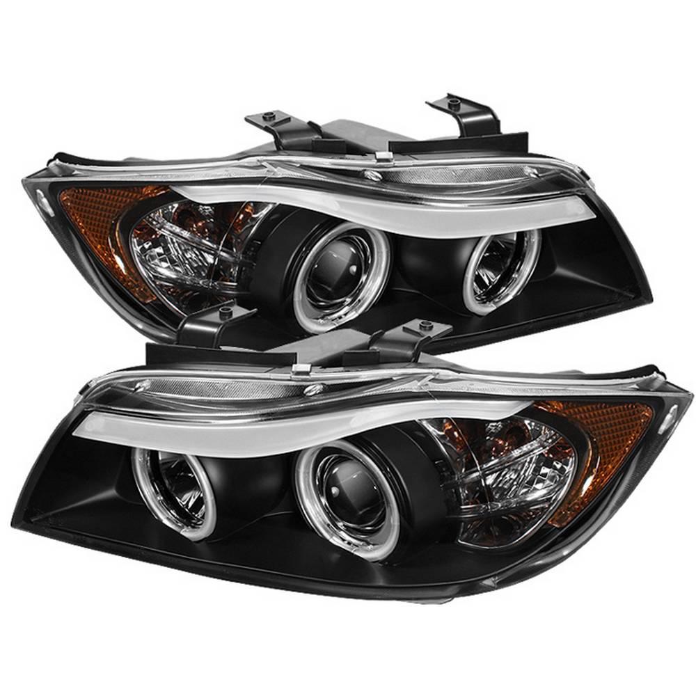 Spyder Auto BMW E90 3-Series 06-08 4DR Projector Headlights - CCFL Halo
