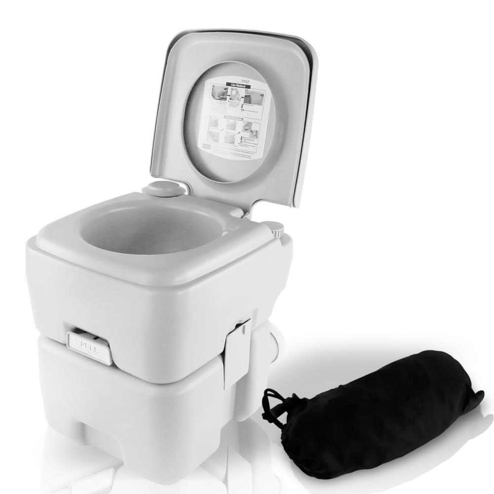 SereneLife SLCATL120 - Portable Toilet - Outdoor & Travel Toilet, 5.3 Gal.