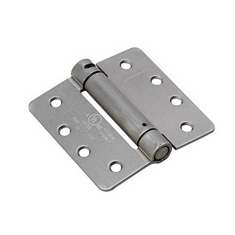 Richelieu Hardware Full Mortise Inset Brushed Nickel SelfClosing Hinge (1Pair)52822NBB The
