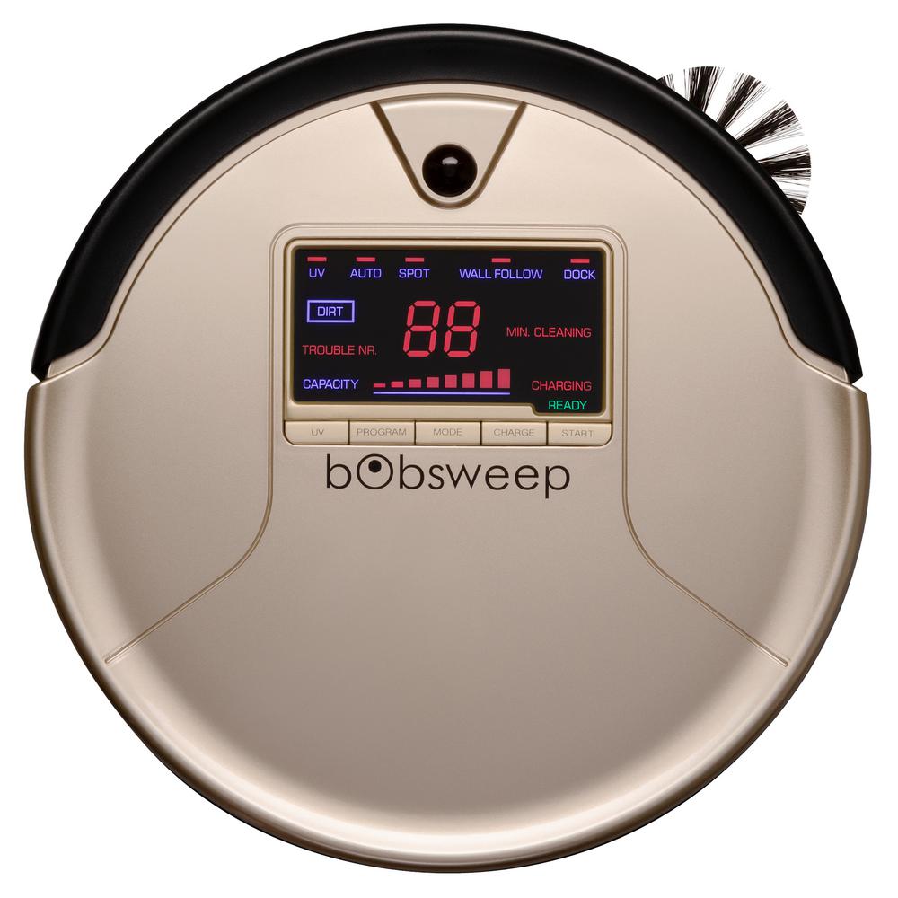 Bobsweep Standard & PetHair Robotic Vacuum Cleaner With mini-mop attachment (Champagne)