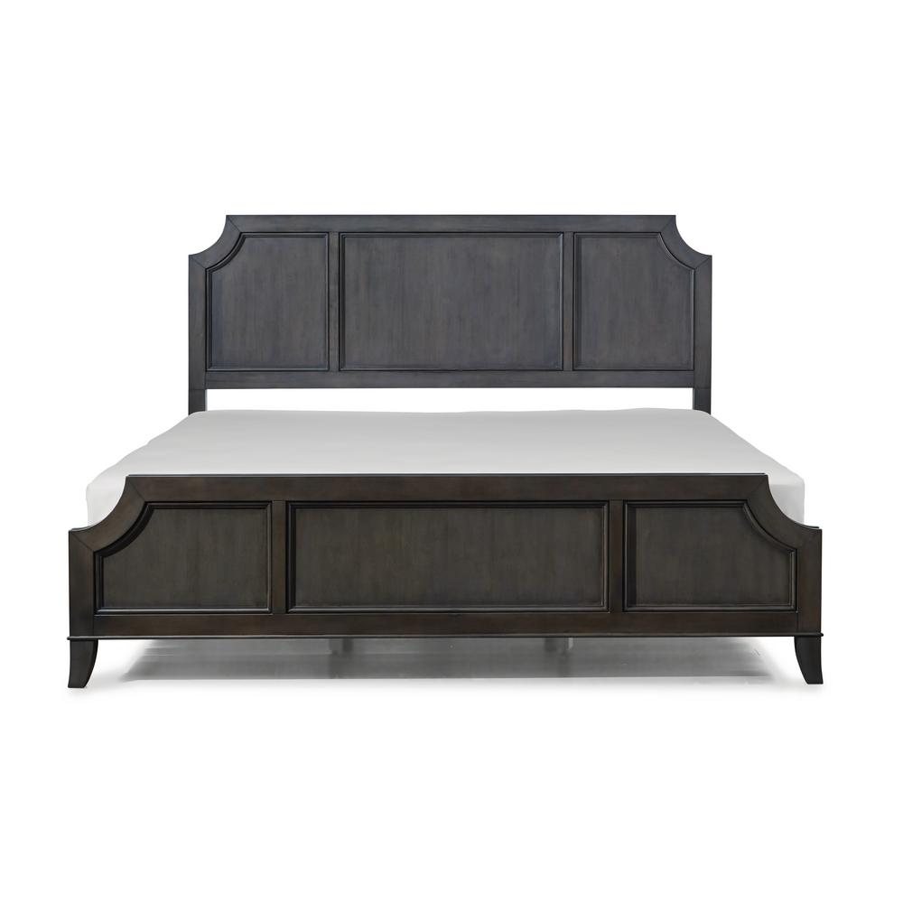 Home Styles 5th Avenue Gray Queen Panel Bed 5436500 The Home Depot