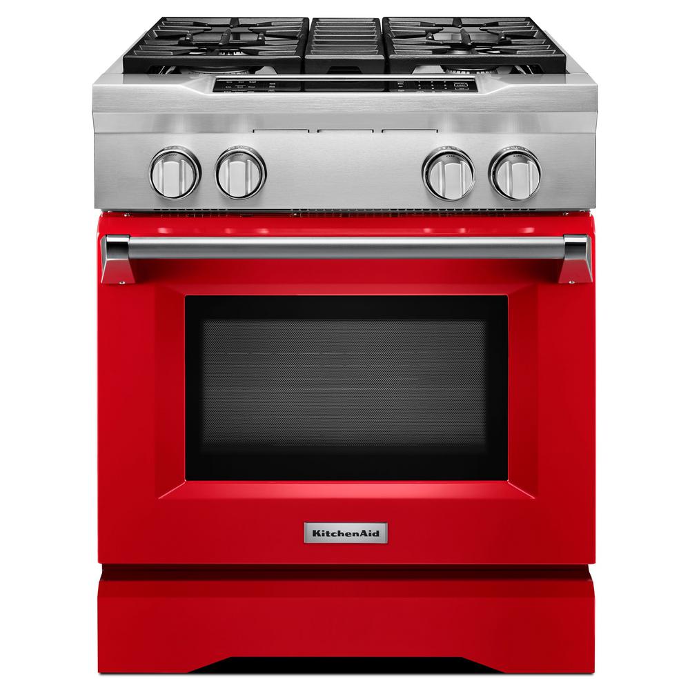 Kitchenaid 4 1 Cu Ft Dual Fuel Commercial Style Range With Kitchenaid 4 1 Cu Ft Dual Fuel Commercial Style Range With Convection Oven In