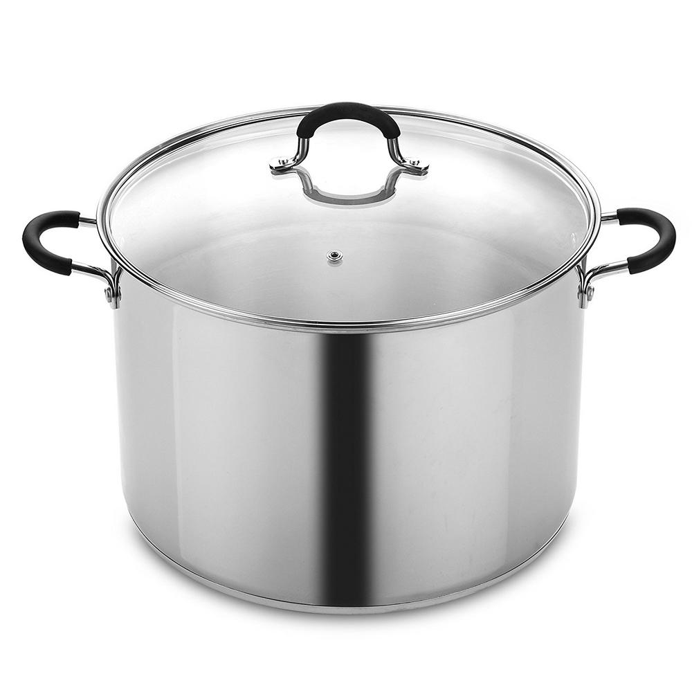 Cook N Home 20 Qt. Stainless Steel Stockpot and Canning Pot with Lid by Cook N Home
