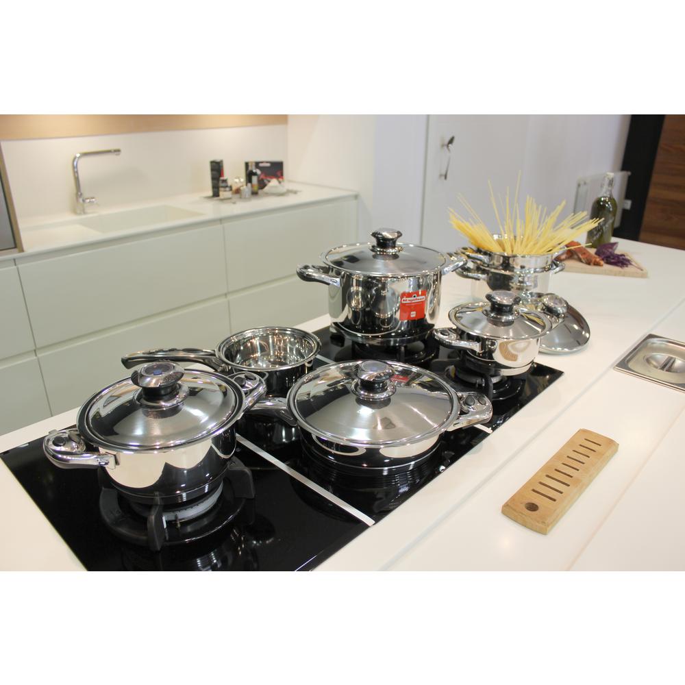 Magefesa Ecotherm 12-Piece Stainless Steel Cookware Set by Magefesa