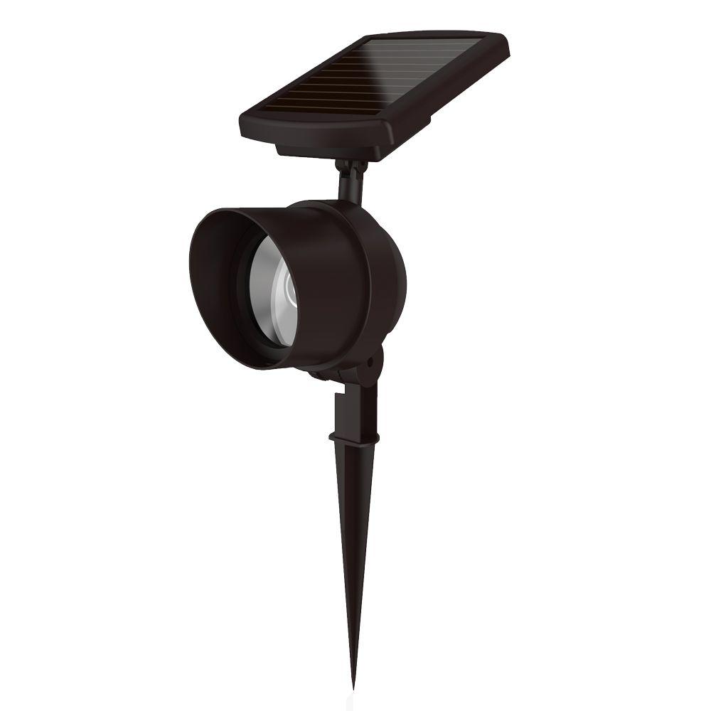 Hampton Bay Solar Bronze Outdoor Integrated Led Color Changing Smart Hampton Bay Solar Bronze Outdoor Integrated Led Color Changing Smart Focus Landscape Spot Light