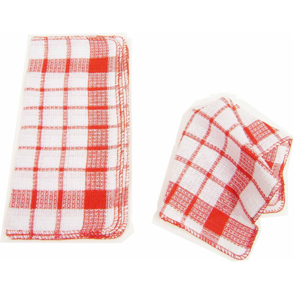 Home Basics Waffle 32 Piece Weave Dish Cloth Set H41234A The