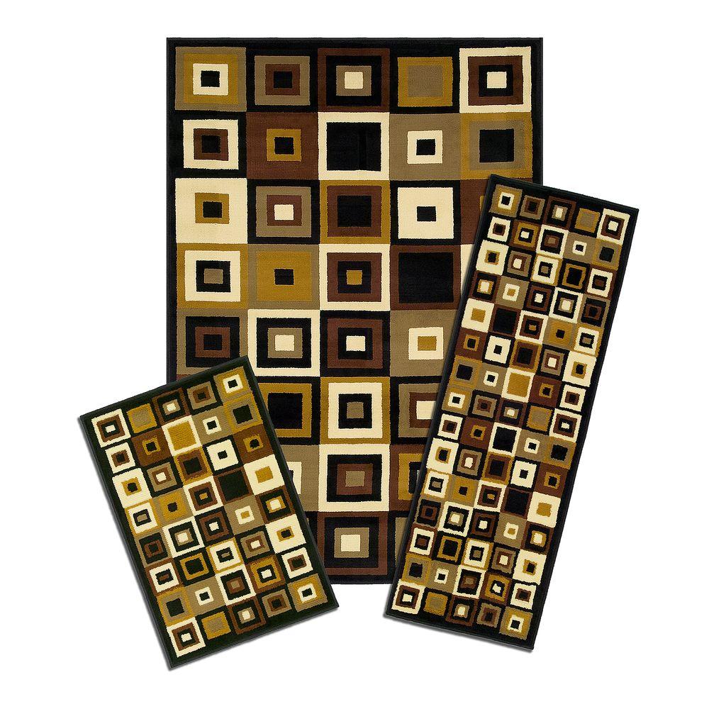 Rug Sets Area Rugs The Home Depot 3 Piece Rug Set