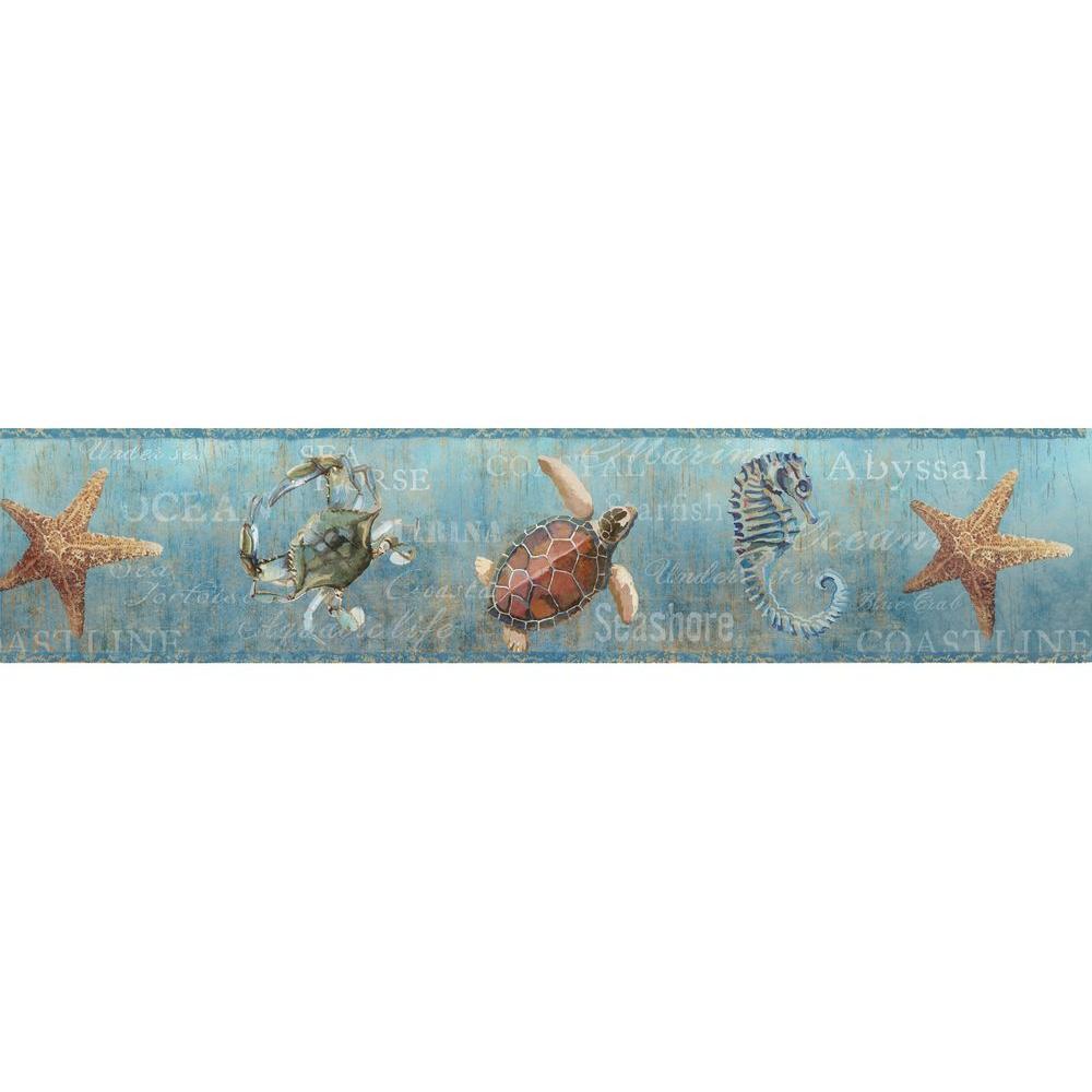 Chesapeake Coastal Newport Lagoon Wallpaper BorderDLR53533B The Home