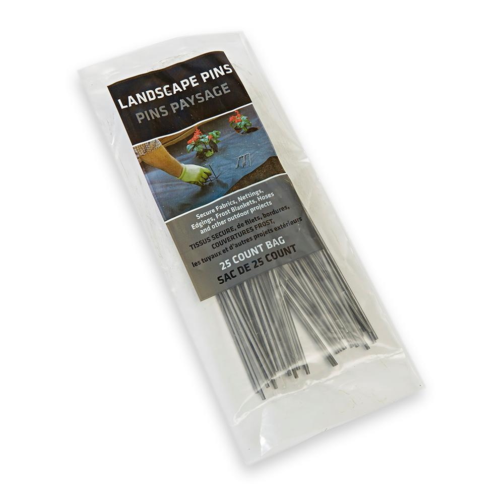 Fabric Stake Landscape Landscaping The Home Depot Landscape Pins 25 Pack