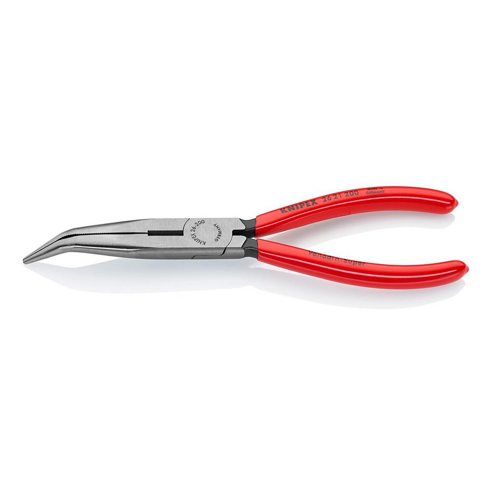 KNIPEX 8 in. Angled Long Nose Pliers 