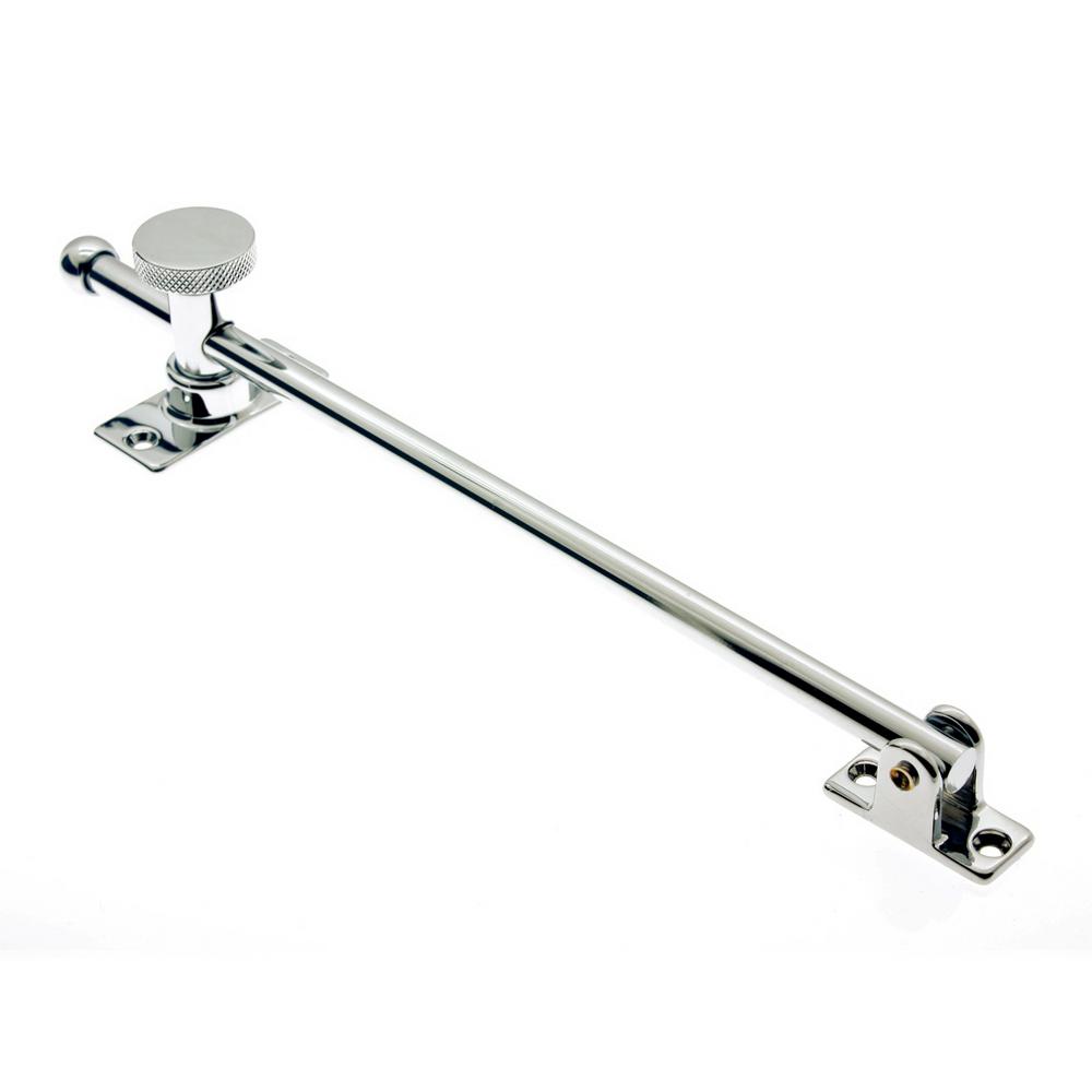 idh by St. Simons 10 in. Bright Nickel Solid Brass Singlearm casement