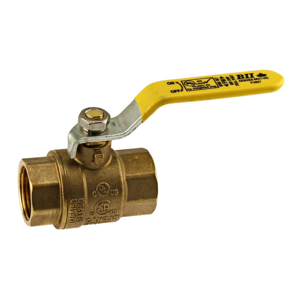 4 inch FPT x FPT Brass Ball Valve