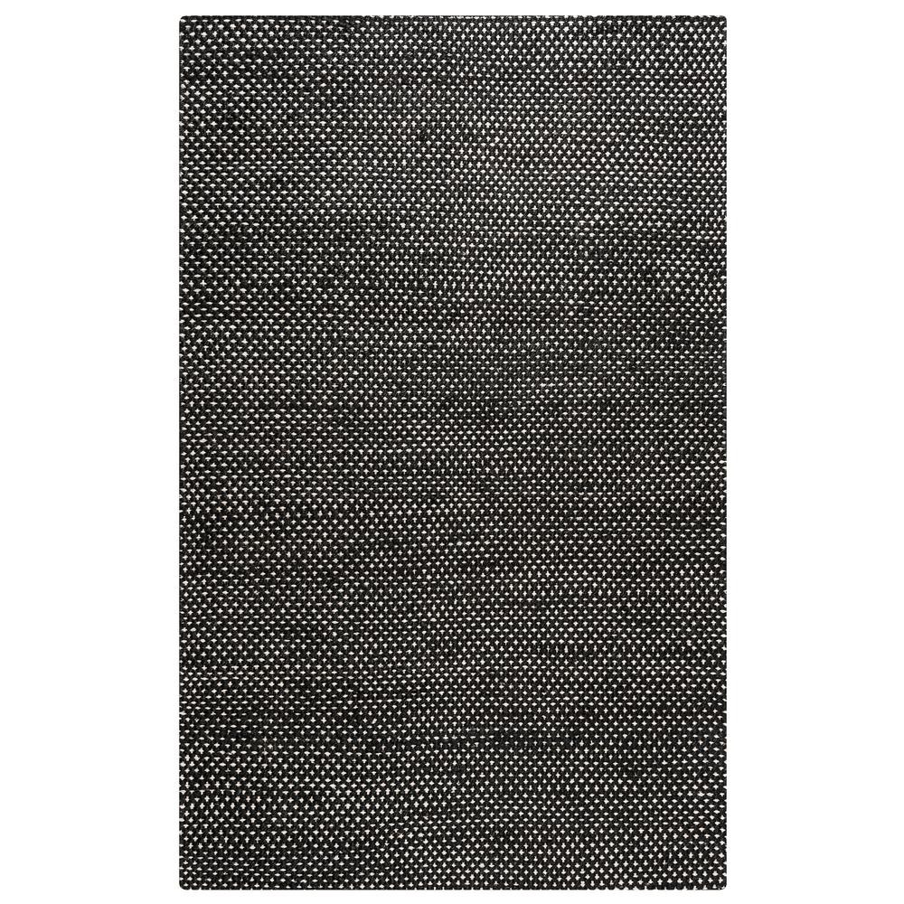 Rizzy Home Ellington Black White 5 Ft X 8 Rectangle Area Rug